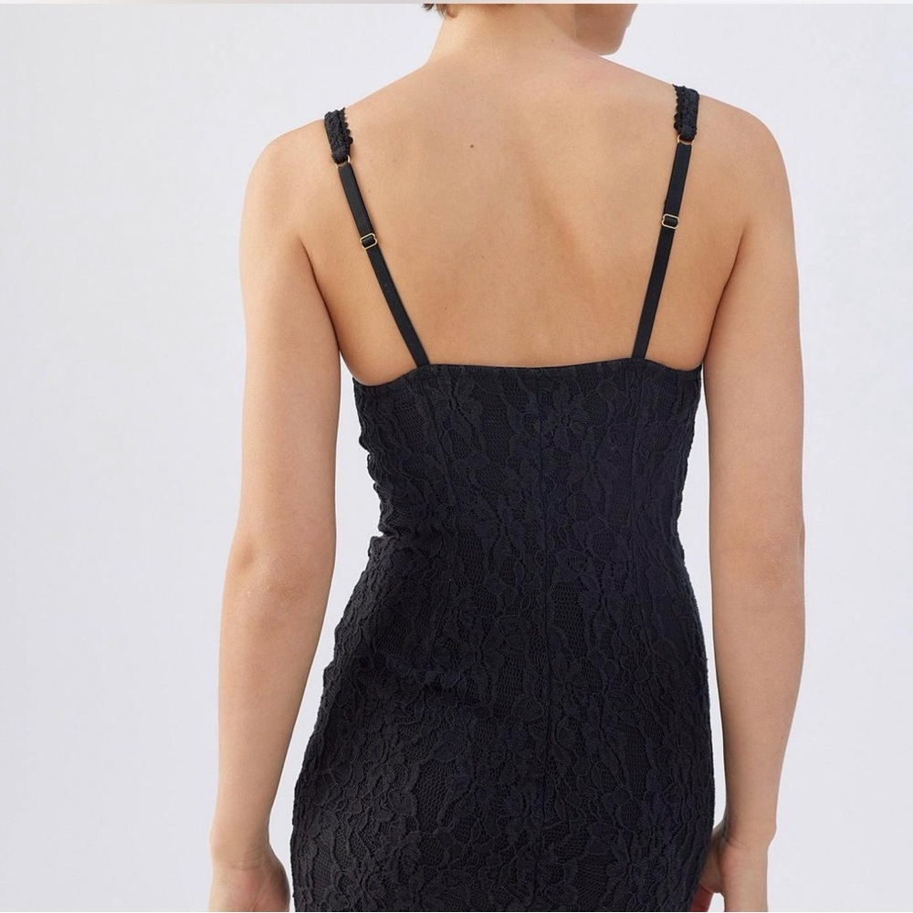 Urban Outfitters Black Lace Chemise Dress - Picture 2 of 4